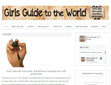 Tablet Screenshot of girlsguidetotheworld.com